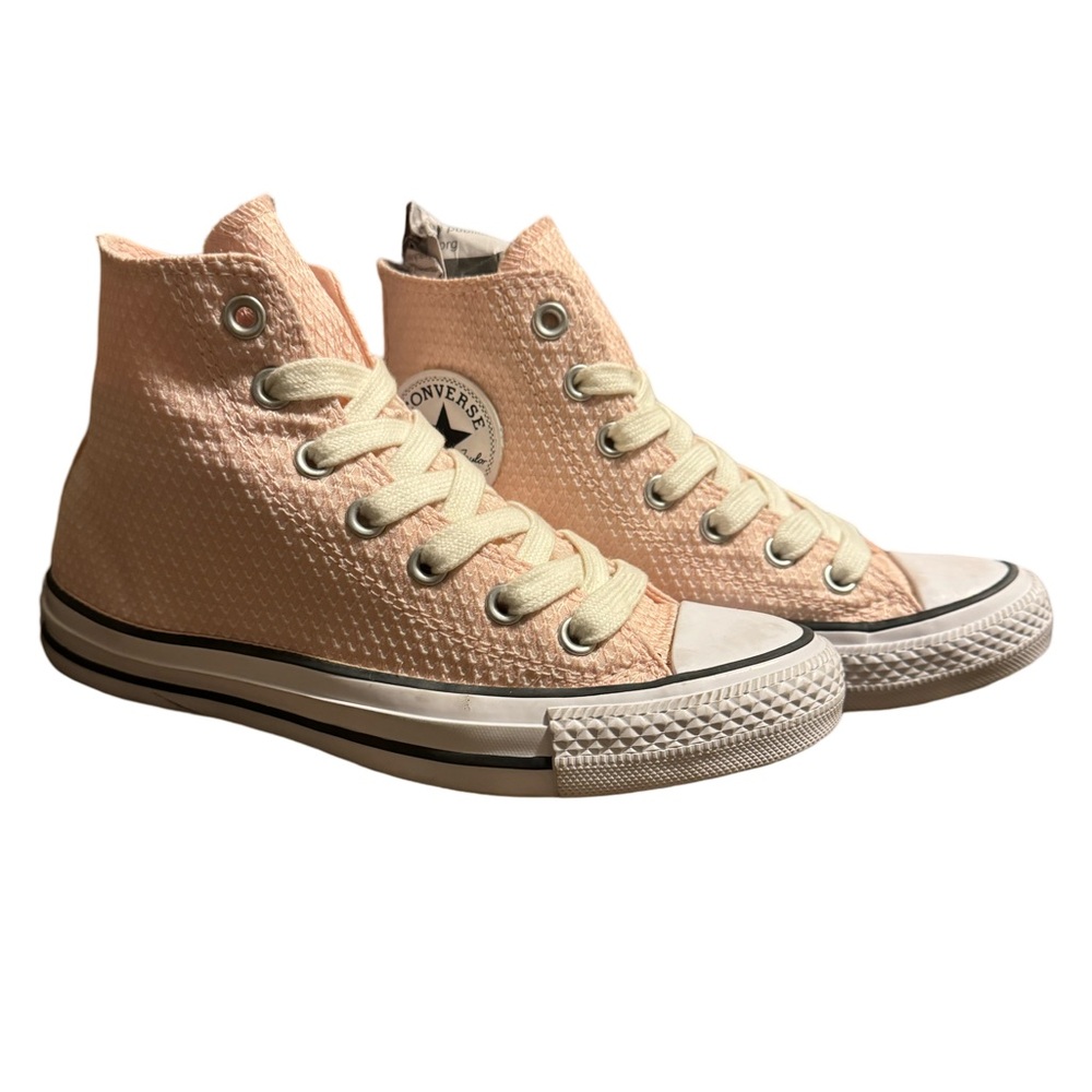 Pretty In Pink Converse High Tops - Picture 5 of 13